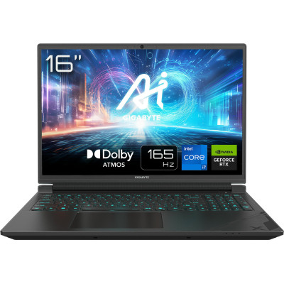 Gigabyte Ноутбук G6X 16.0 FHD, Intel i7-13650HX, 16GB, F512GB, NVD4050-6, DOS, чорний