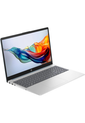 HP Ноутбук HP 15-fc0163ua 15.6" FHD IPS AG, AMD R5-7520U, 16GB, F512GB, UMA, DOS, сріблястий