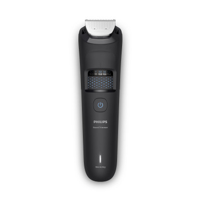Philips Тример Philips Series 5000, для бороди і вусів, акум., сталь, чорний