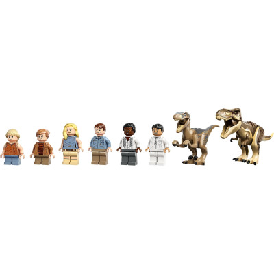 LEGO Конструктор Jurassic Park Центр відвідувачів: Атака тиранозавра й раптора