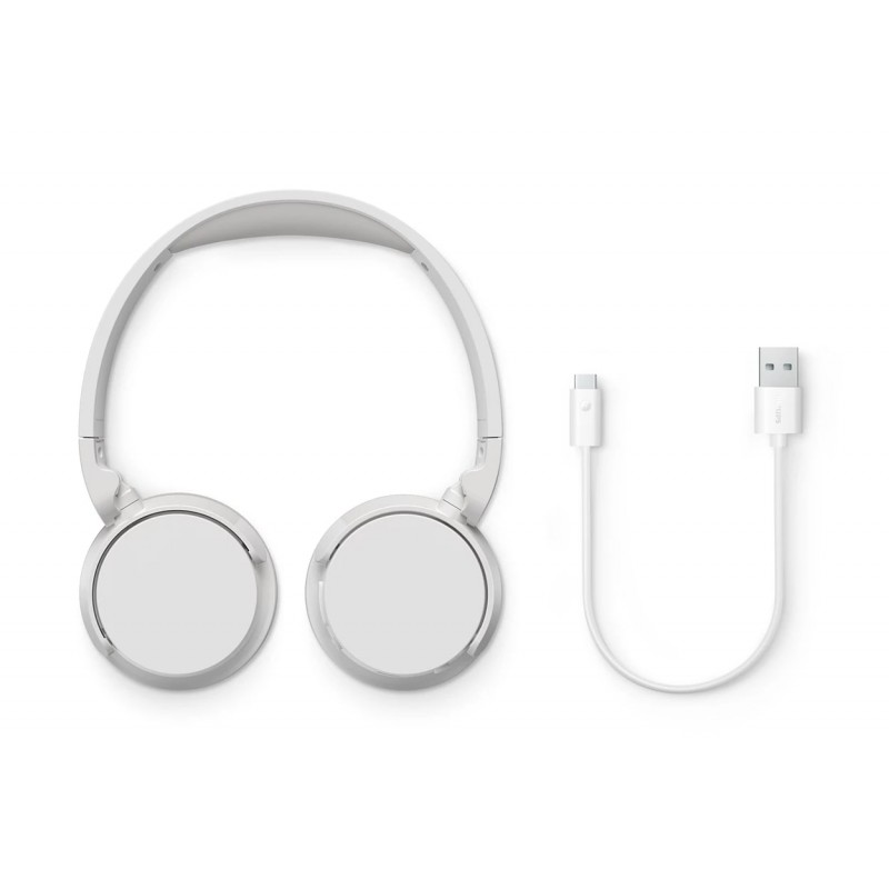 Philips Навушники On-ear TAH3209 BT 5.3, Wireless, Mic, Білий