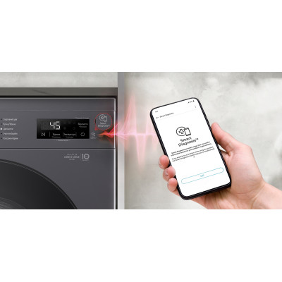 LG Пральна машина, фронтальна, 7 кг, A+++, антрацит