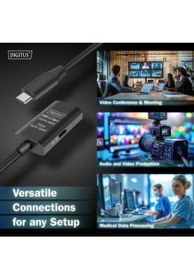 Digitus Подовжувач USB 3.2 Gen1 Active Cable 5G, C/M-C/F, 5м, чорний