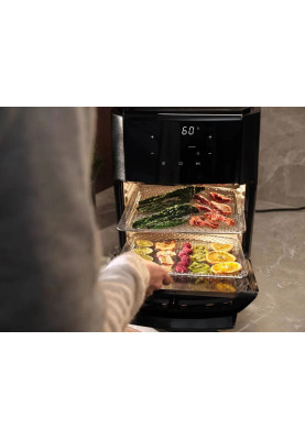 Electrolux Мультипіч 1800Вт, чаша-12л, сенсорне керування, 12 авто. програм, віконце, пластик, чорний