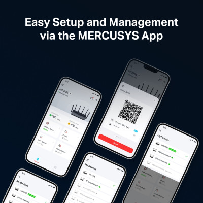 Mercusys Маршрутизатор MR37BE BE6500, 2xGE LAN, 1x2.5GE LAN, 1x2.5GE WAN, MESH Mercusys Маршрутизатор MR37BE BE6500, 2xGE LAN, 1x2.5GE LAN, 1x2.5GE WAN, MESH