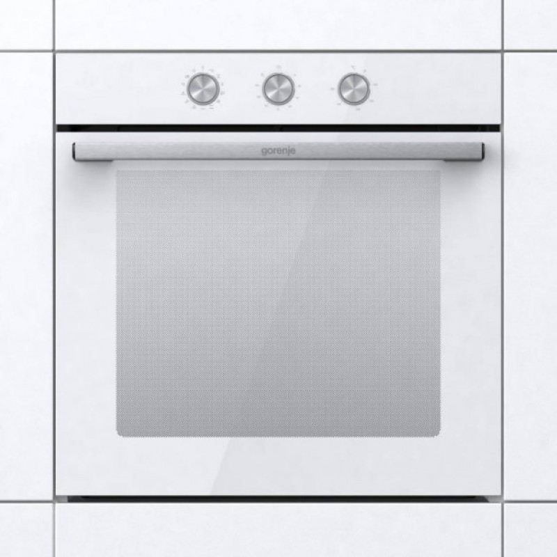 Gorenje Духовка BO6727E03WG/ BIGSPACE/мультифункціональна/ 77 л./ механіч. упр./ гриль/білий