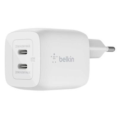 Belkin Мережевий ЗП Home Charger 45W GAN PD PPS Dual USB-С