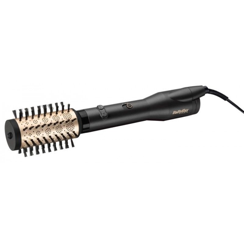 BaByliss AS970E, Фен-щітка 650 Вт, 4 насадки, чорний