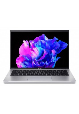 Acer Ноутбук Swift Go 14 SFG14-71 14" 2.8K OLED, Intel i7-1355U, 16GB, F512GB, UMA, Lin, сріблястий