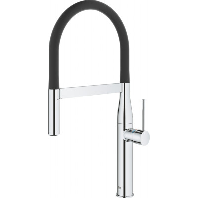 Grohe Змішувач для кухні Essence, довж.виливу - 240мм, поворотний, гнучкий, 1 важіль, хром