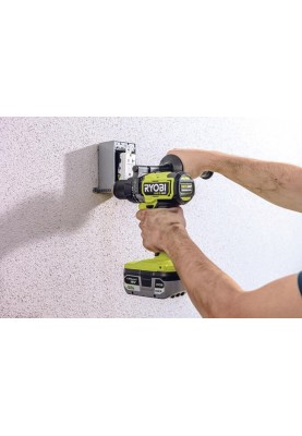 Ryobi Шурупокрут-дриль ударний акумуляторний ONE+ HP RPD18X-242S 18В 1х2А·год 1х4А·год ЗП 95Нм 500·2100об·хв 1.3кг сумка