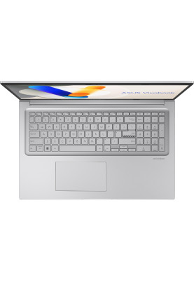 ASUS Ноутбук Vivobook 17 X1704ZA-AU376 15.6" FHD IPS, Intel i7-1255U, 16GB, F1TB, UMA, NoOS, Сріблястий