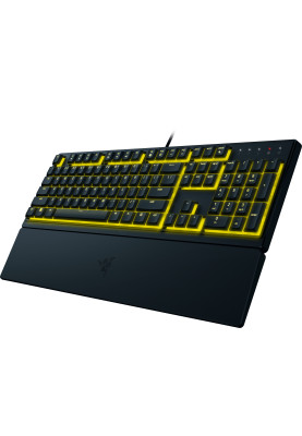 Razer Клавіатура мембранна Ornata V3 X 104key, USB-A, EN/UK, RGB, чорний