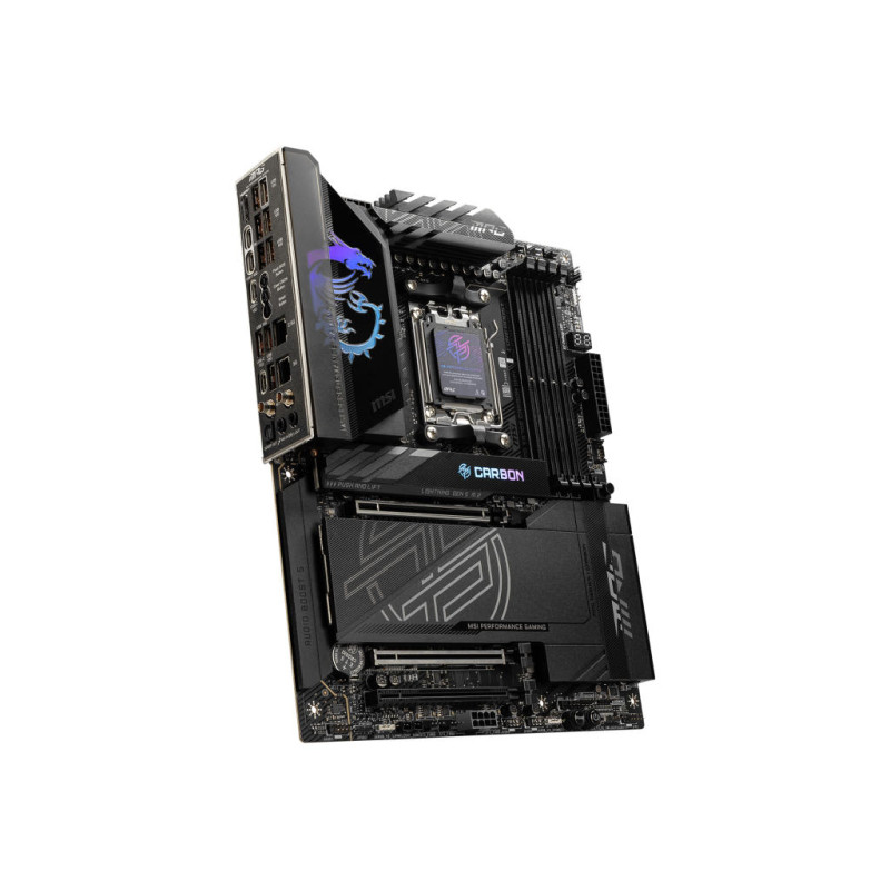 MSI Материнcька плата MPG X870E CARBON WIFI sAM5 X870E 4xDDR5 HDMI WiFi BT ATX