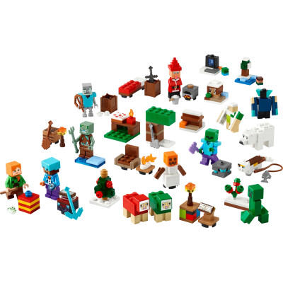 LEGO Конструктор Advent Minecraft 2025