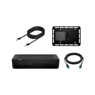 Poly Аудіоміст Poly Studio A2, RJ45, 4x Euroblock, PoE++, чорний Poly Аудіоміст Poly Studio A2, RJ45, 4x Euroblock, PoE++, чорний