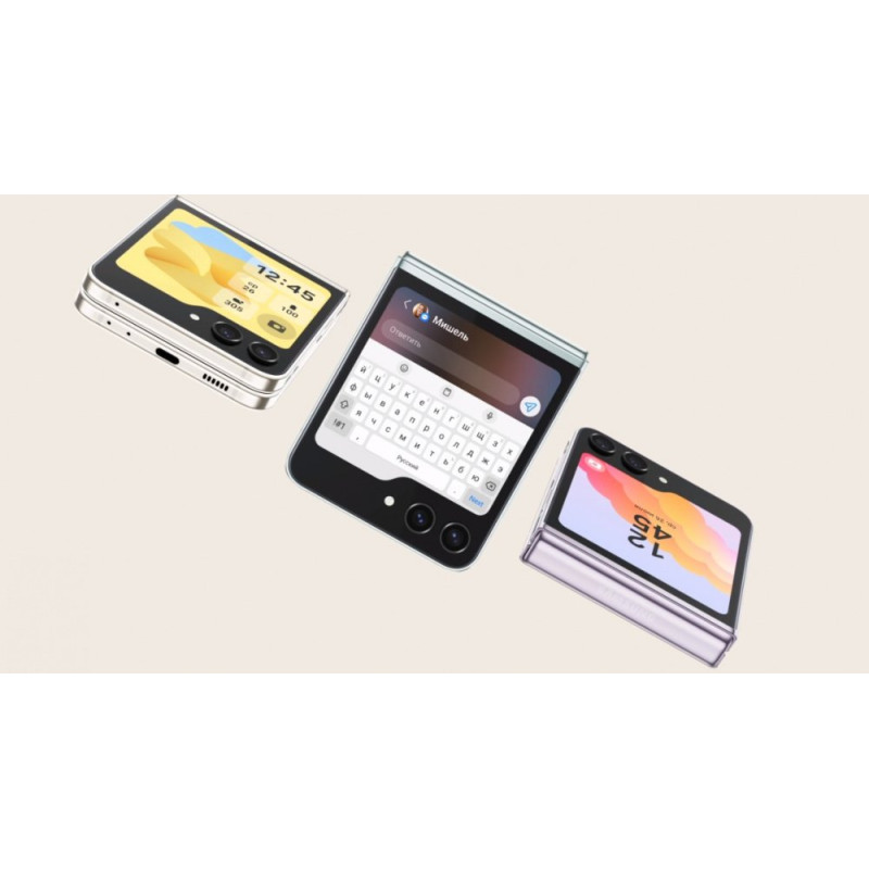 Samsung Смартфон Galaxy Flip 5 (F731) 6.7" 8/256GB, 2SIM, 3700mAh, Light Pink