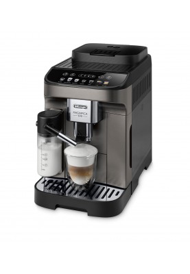 Delonghi Кавомашина Magnifica Evo, 1.8л, зерно+мелена, автомат.капуч, дисплей, авторецептів -7, графіт