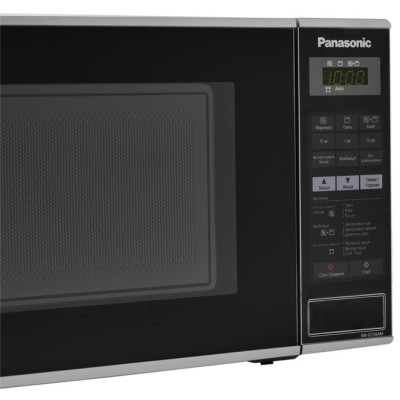 Panasonic Мікрохвильова піч, 20л, 800Вт, гриль, дисплей, чорний