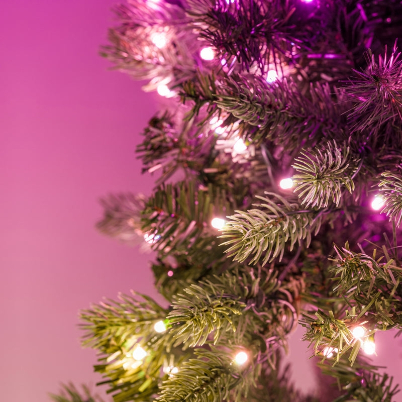 Twinkly Гірлянда Smart LED Twinkly tree Strings RGB 500 налаштована на 2.1м ялинці