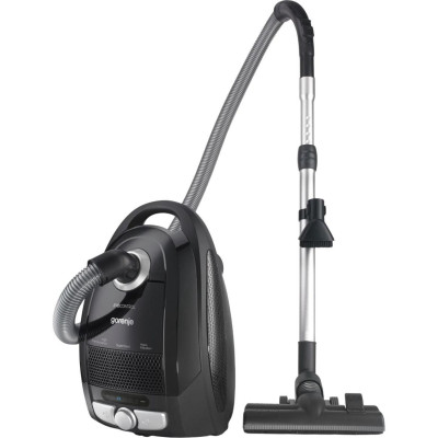 Gorenje Пилосос Gorenje мішковий, 800Вт, конт пилок -3л, HEPA, телескоп трубка, чорний