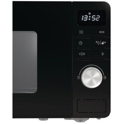 Gorenje Мікрохвільова піч, 20л, електр. кер., 800Вт, дисплей, чорний
