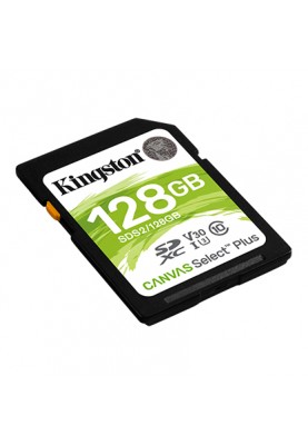 Kingston Карта пам'яті SD 128GB C10 UHS-I R100MB/s