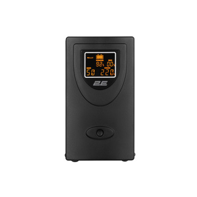 2E Джерело безперебійного живлення DD2000, 2000VA/1200W, LCD, USB, 2xSchuko