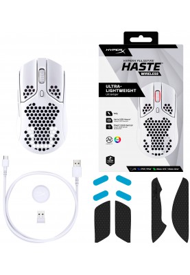 HyperX Миша Pulsefire Haste WL, White