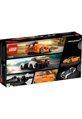 LEGO Конструктор Speed Champions McLaren Solus GT і McLaren F1 LM
