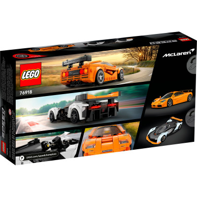 LEGO Конструктор Speed Champions McLaren Solus GT і McLaren F1 LM