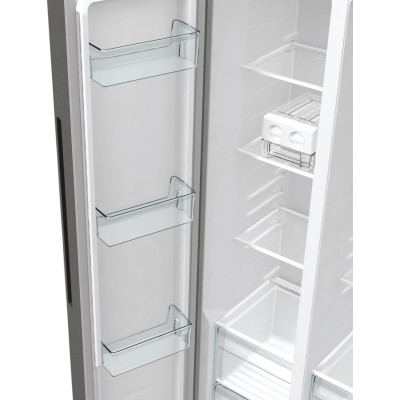 Gorenje Холодильник SBS 179х67х92см, 2 двері, 356(191)л, А++, NF+, Інв. , зона св-ті, зовн. диспл, матовий сірий Gorenje Холодильник SBS 179х67х92см, 2 двері, 356(191)л, А++, NF+, Інв. , зона св-ті, зовн. диспл, матовий сірий