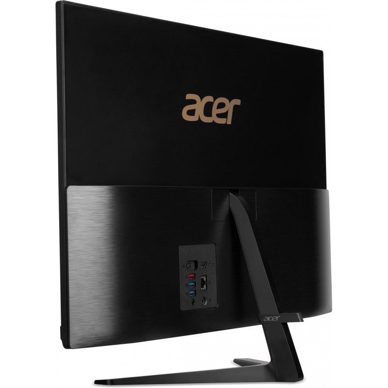 Acer Персональний комп'ютер моноблок Aspire C24-1800 23.8" FHD, Intel i5-1335U, 16GB, F512TB, UMA, WiFi, кл+м, без ОС, чорний