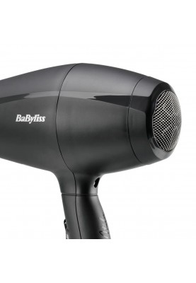 BaByliss Фен Super Light Pro, 2000Вт, 3 режими, HTDC мотор, тонкий концентратор 6 мм, чорний