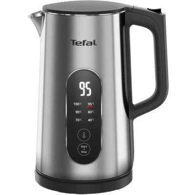 Tefal Електрочайник Tefal Selection 1.7л, з підвійними стінками, 6 темп.реж, підтримка температури, сенc. управління, сірий