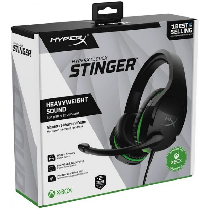 HyperX Гарнітура CloudX Stinger Xbox 3.5mm Black/Green