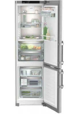Liebherr Холодильник з нижн. мороз., 201.5x59.7х67.5, холод.відд.-253л, мороз.відд.-94л, 2дв., A+++, NF, диспл внутр., BioFresh, сірий
