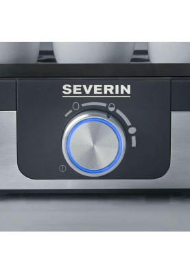 Beurer Яйцеварка Severin 270Вт, механічне керування, на 3 яйця, звуків., сигнал, пластик, сіро-чорний