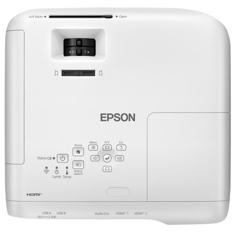 Epson Проєктор EB-FH54 FHD, 4100 lm, 1.3-2.09, WiFi