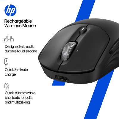 HP Миша HP 700 Rechargeable, WL/BT, чорний