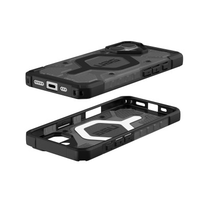 UAG Чохол для iPhone 17, Pathfinder Clear MagSafe, Ash/Black