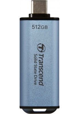 Transcend Портативний SSD 512GB USB 3.1 Gen 2 Type-C ESD300 Blue