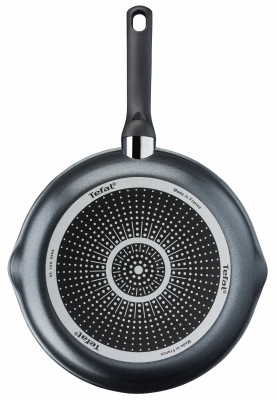 Tefal Сковорода з кришкою Day by Day, 28см, з кришкою, алюміній, бакеліт, скло, чорний