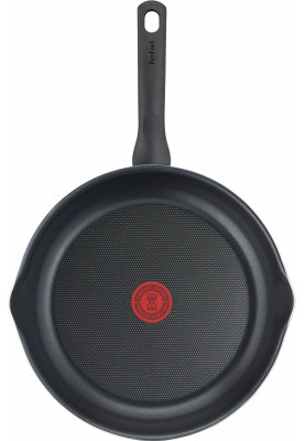 Tefal Сковорода з кришкою Day by Day, 24см, з кришкою, алюміній, бакеліт, скло, чорний