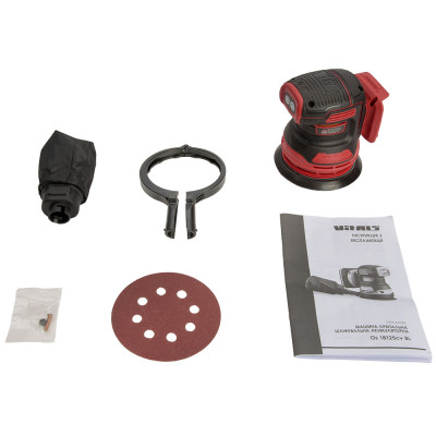Vitals Шліфмашина ексцентрикова акумуляторна Master Os 18125сv BL 18В 125мм 8000-16000об/хв 0.89кг без АКБ та ЗП Vitals Шліфмашина ексцентрикова акумуляторна Master Os 18125сv BL 18В 125мм 8000-16000об/хв 0.89кг без АКБ та ЗП