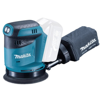 Makita Шліфмашина ексцентрикова DBO180Z акумуляторна, 18В, 125мм, 7000/9500/11000 об/хв, 1.7 кг, SOLO