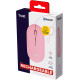 Trust Миша Puck Rechargeable Ultra-Thin BT WL Silent Pink