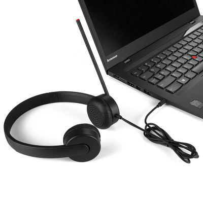 Lenovo Гарнітура ПК стерео Stereo Analog Headset, чорний