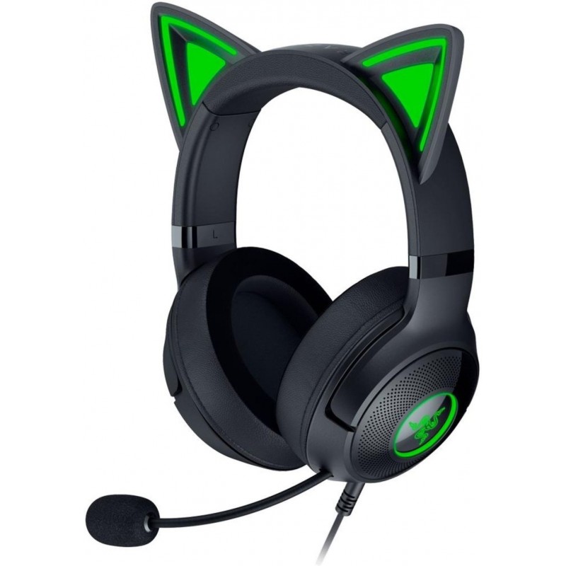 Razer Гарнітура Kraken Kitty V2, RGB, USB, чорний