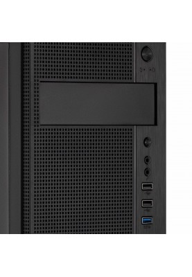 2E Корпус Alfa E185-400 з БЖ 2E ATX400W, 1xUSB3.0, 2xUSB2.0, VGA 310мм, ATX, чорний